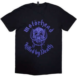Motorhead Killed By Death Lyric Black Back Print T-Shirt