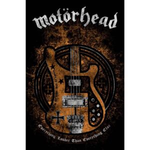Motorhead Lemmy's Bass Textile Poster