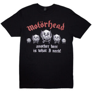Motorhead Lemmy's Lounge Black Back Print T-Shirt