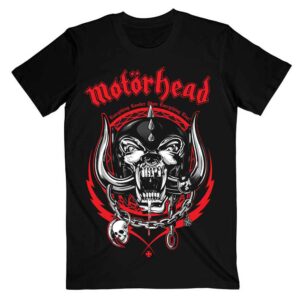 Motorhead Lightning Wreath Black T-Shirt