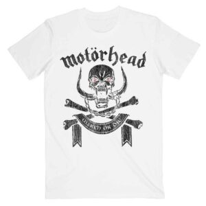 Motorhead March or Die White Back Print T-Shirt