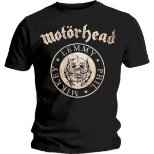 Motorhead Undercover Seal Newsprint Black T-Shirt