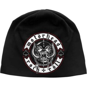 Motorhead Unisex Biker Badge Black Beanie Hat
