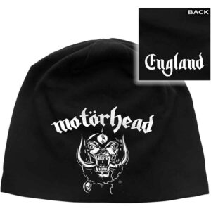 Motorhead Unisex England Black Beanie Hat