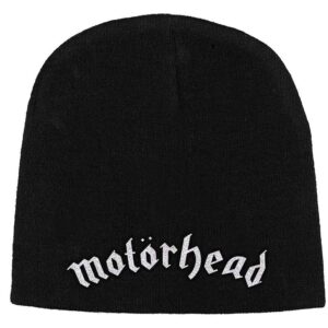 Motorhead Unisex Logo Black Beanie Hat