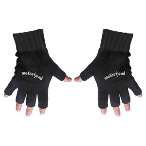 Motorhead Unisex Logo Black Fingerless Gloves