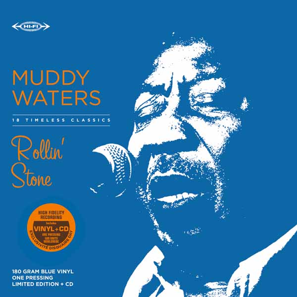 Muddy Waters – ROLLIN’ STONE (BLUE VINYL+CD) (RSD 2025) Vinyl LP