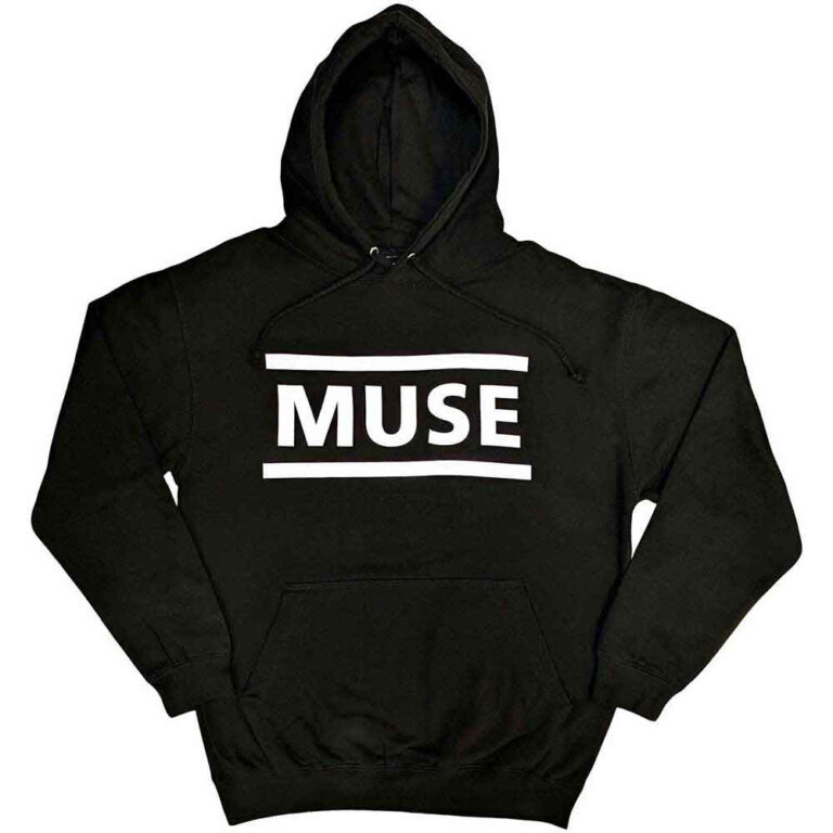 Muse White Logo Pullover Hoodie