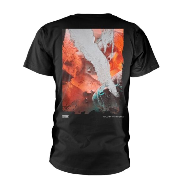 Muse - Wotp Cover Collage T-Shirt (Front / Back Print) - Image 2