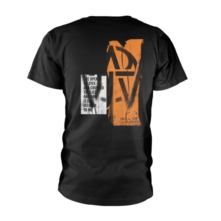 Muse – Wotp Orange Stencil Front / Back Print T-Shirt