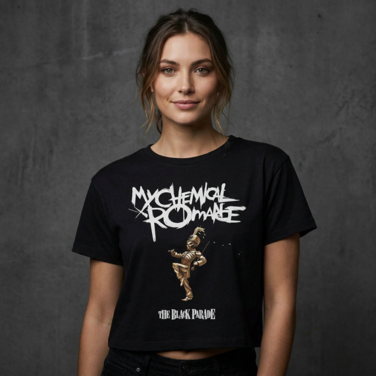 My Chemical Romance The Black Parade Ladies Crop Top
