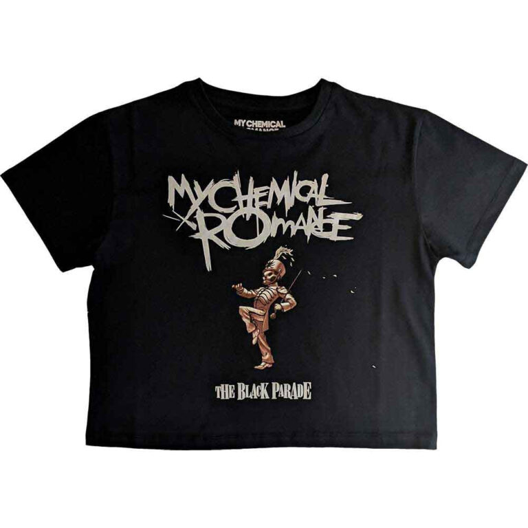 My Chemical Romance The Black Parade Ladies Crop Top