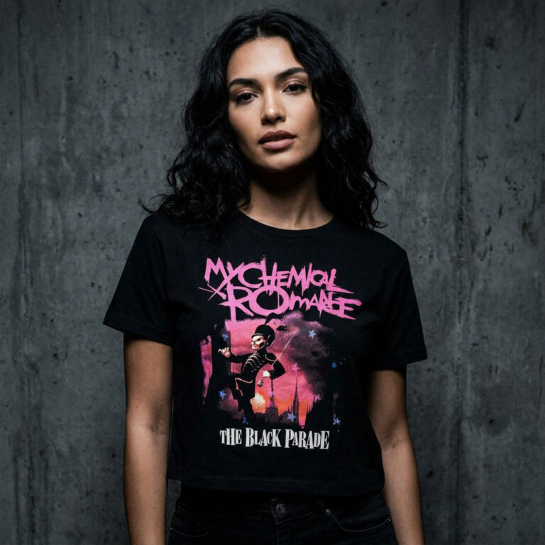 My Chemical Romance March Ladies Crop Top
