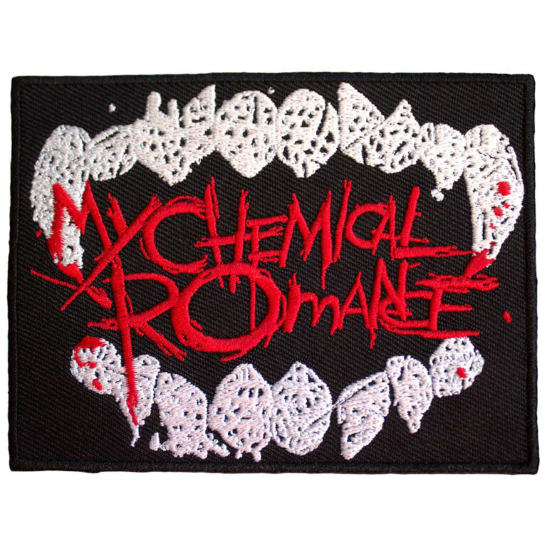 My Chemical Romance The Black Parade Logo Fangs Patch