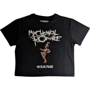 My Chemical Romance The Black Parade Black Ladies Crop Top