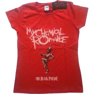 My Chemical Romance The Black Parade Cover Red Ladies T-Shirt