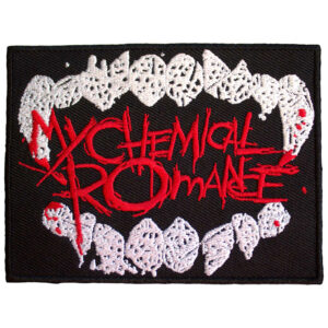 My Chemical Romance The Black Parade Logo Fangs Patch