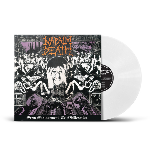 Napalm Death – FROM ENSLAVEMENT TO OBLITERATION (PHD EXCLUSIVE WHITE VINYL) Vinyl LP