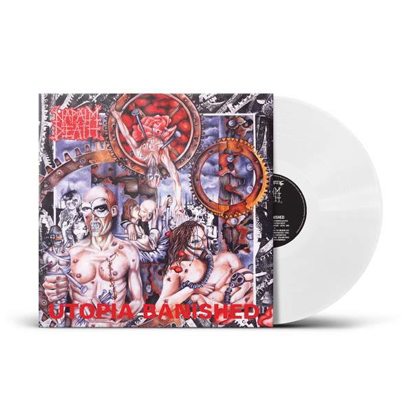 Napalm Death – UTOPIA BANISHED (PHD EXCLUSIVE WHITE VINYL) Vinyl LP