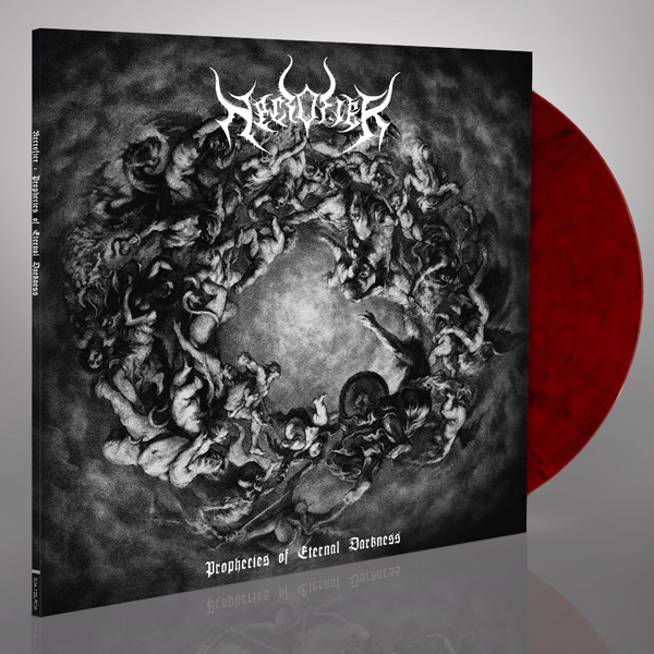 Necrofier – PROPHECIES OF ETERNAL DARKNESS (TRANSPARENT RED & BLACK MARBLED VINYL) Vinyl LP
