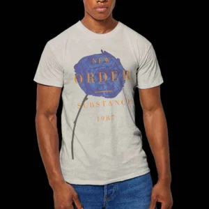 New Order Spring Substance (Natural (Grey/White Mineral Wash)) T-Shirt