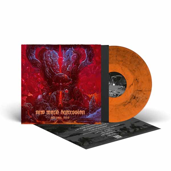 New World Depression – ABYSMAL VOID (TRANSPARENT ORANGE AND BLACK MARBLED VINYL) Vinyl LP