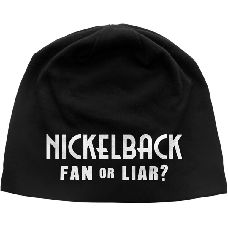 Nickelback Fan Or Liar JD Print Beanie Hat