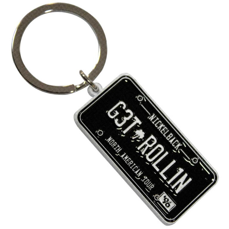 Nickelback License Plate Keychain