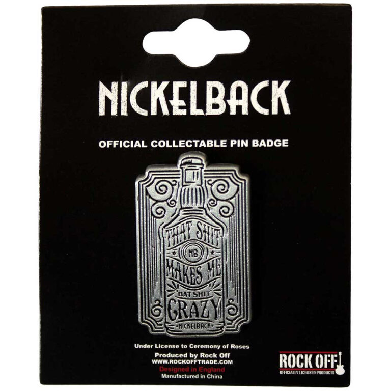 Nickelback Bat Shit Pin Badge