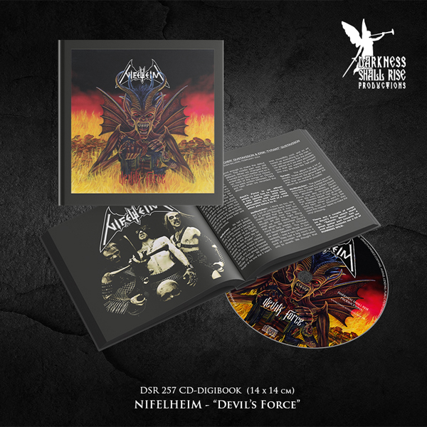 Nifelheim – DEVIL’S FORCE (HARDCOVER-DIGIBOOK) CD & Book Set