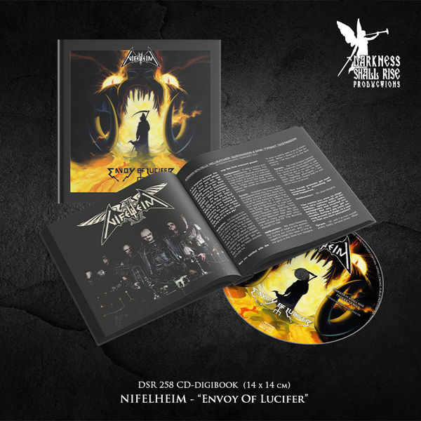 Nifelheim – ENVOY OF LUCIFER (HARDCOVER-DIGIBOOK) CD & Book Set