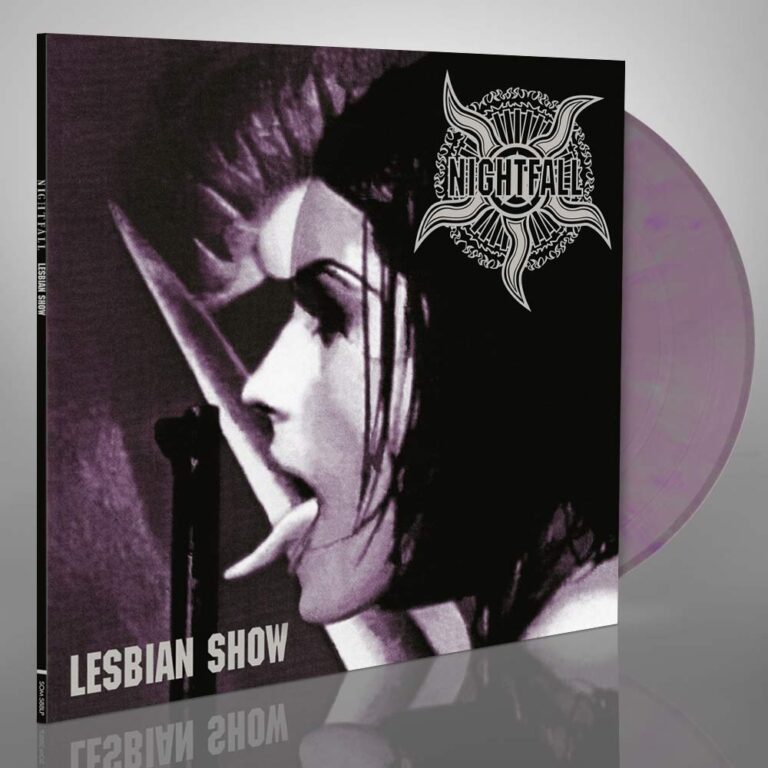 Nightfall – LESBIAN SHOW (SILVER / PURPLE HAZE VINYL) Vinyl LP