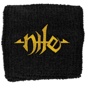 Nile Gold Logo Embroidered Wristband