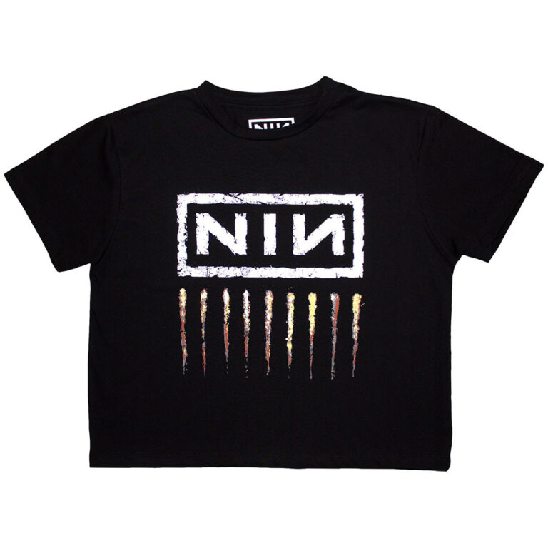 Nine Inch Nails Downward Spiral Ladies Crop Top