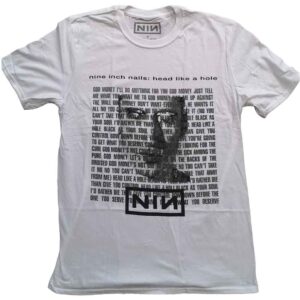 Nine Inch Nails Head Like A Hole White T-Shirt