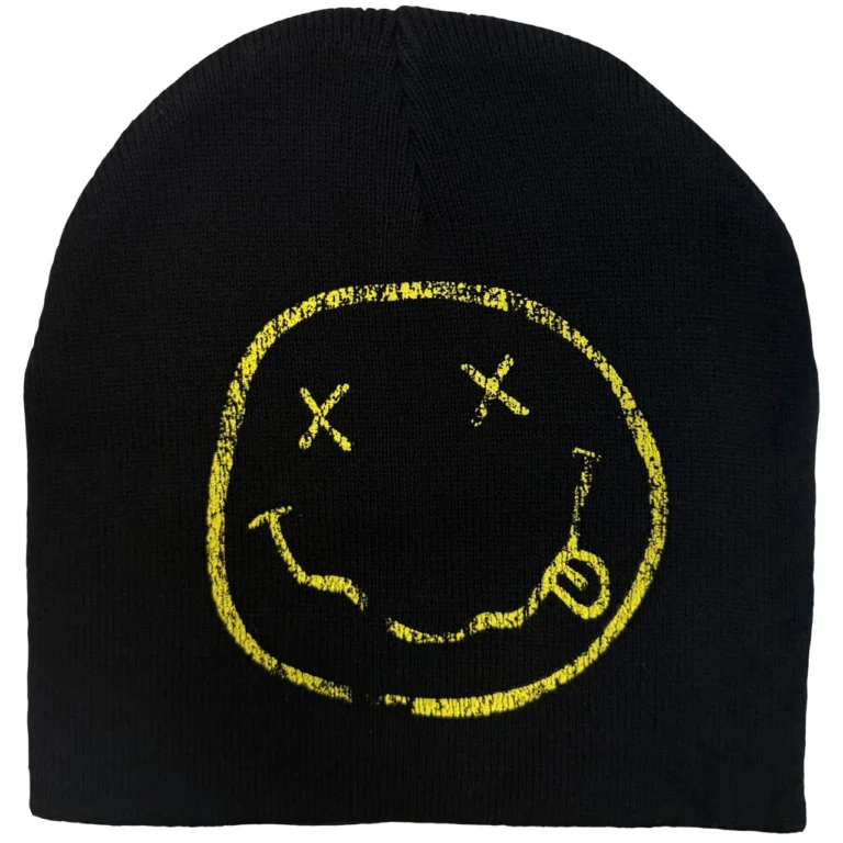 Nirvana Happy Face Beanie Hat