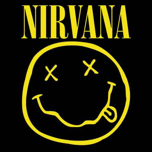 Nirvana Happy Face Greetings Card
