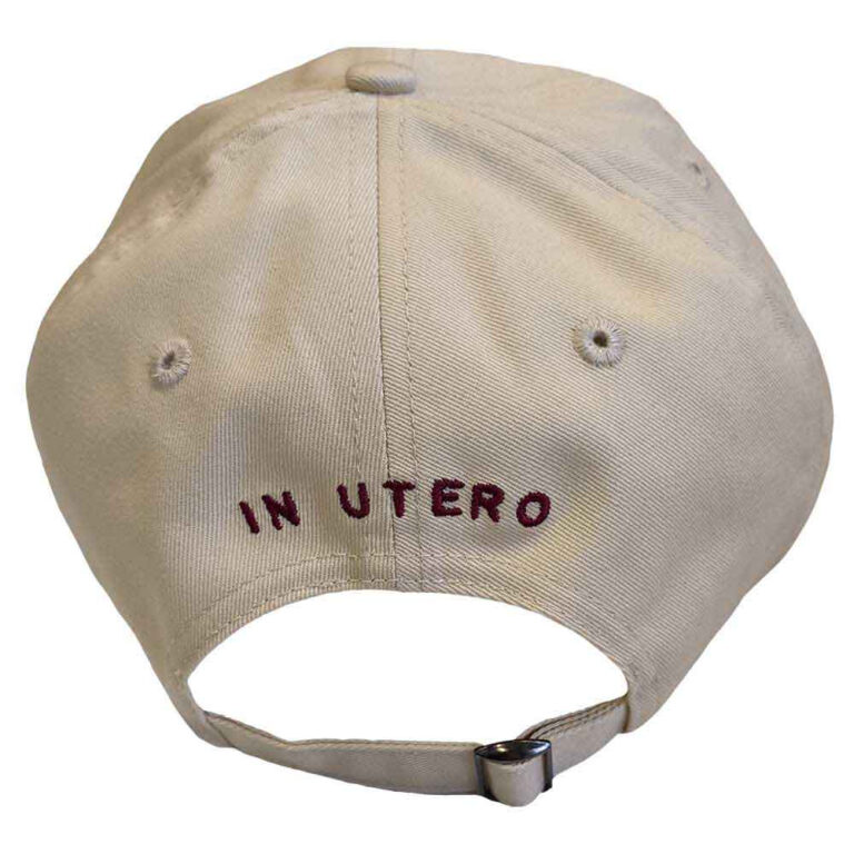 Nirvana Text Logo in Utero Baseball Cap