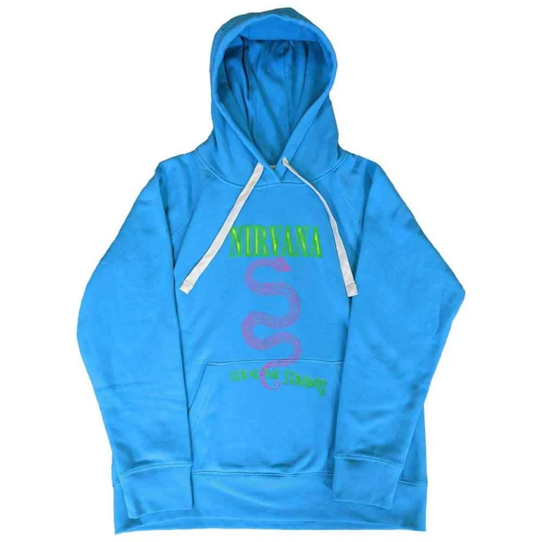 Nirvana Serve The Servants Neon Pullover Hoodie