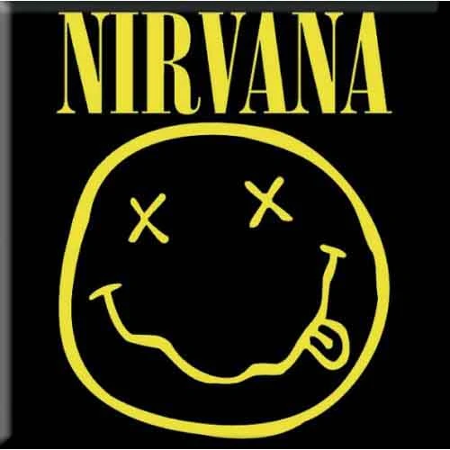 Nirvana Happy Face Fridge Magnet