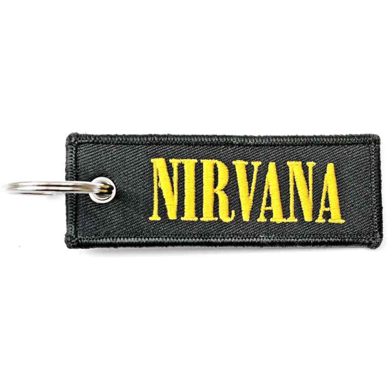 Nirvana Patch Logo Double Sided Keychain