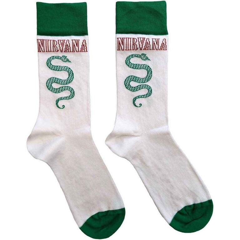 Nirvana Serve The Servants (White) (UK Size 7 – 11) Socks