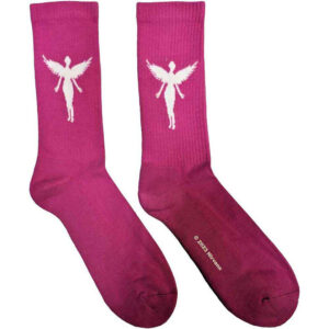 Nirvana In Utero White Angel (Pink) (UK Size 7 - 11) Terry Socks