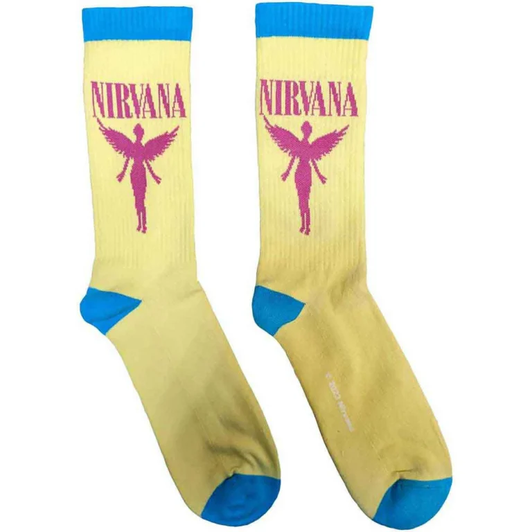 Nirvana Angelic (Yellow) (UK Size 4 – 7) Terry Socks
