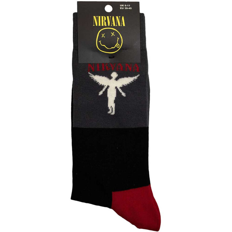 Nirvana In Utero (Charcoal Grey) (UK Size 6 – 11) Socks