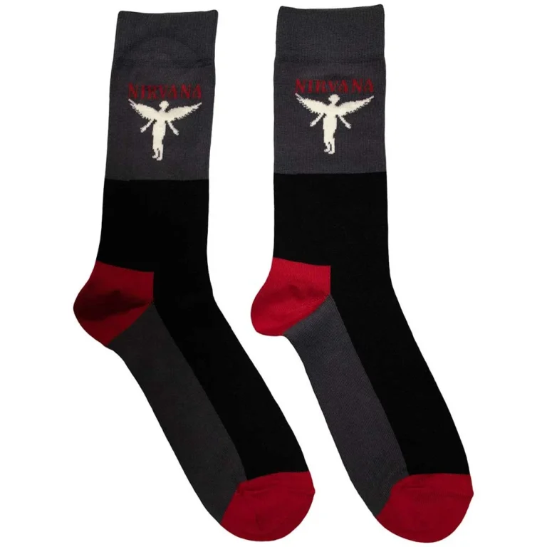 Nirvana In Utero (Charcoal Grey) (UK Size 6 – 11) Socks
