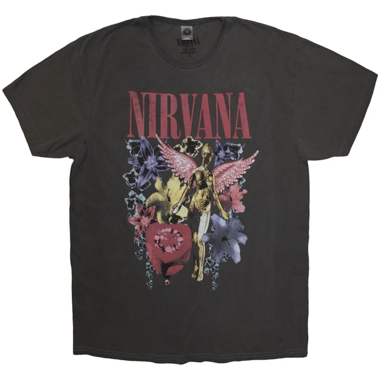 Nirvana In Utero Vintage Collage T-Shirt