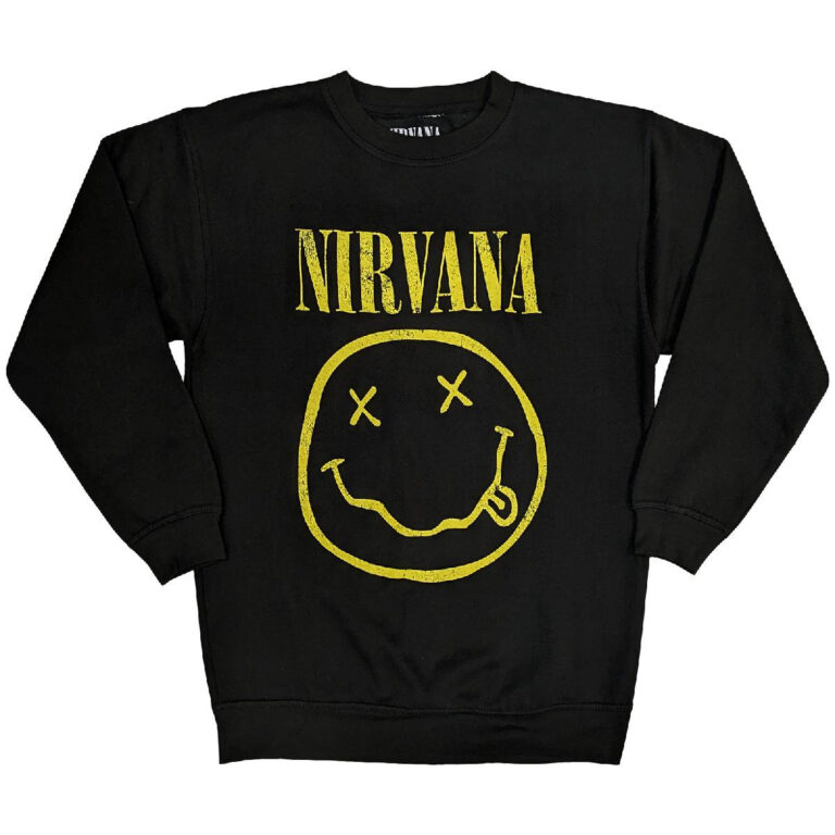 Nirvana Yellow Happy Face Sweatshirt