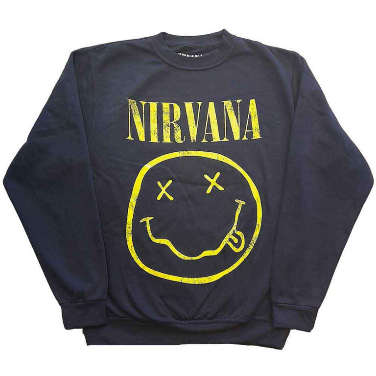 Nirvana Yellow Happy Face Sweatshirt