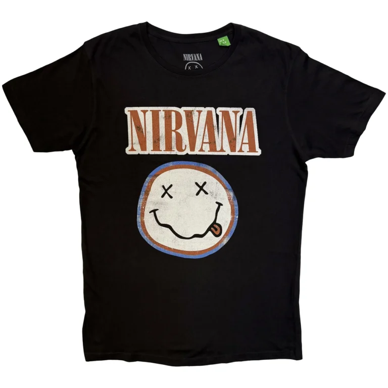 Nirvana Distressed Logo T-Shirt